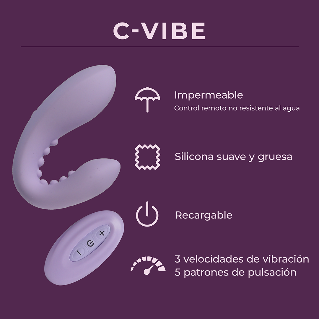 C-Vibe Vibrator Infographic Spanish 2 Pure Romance