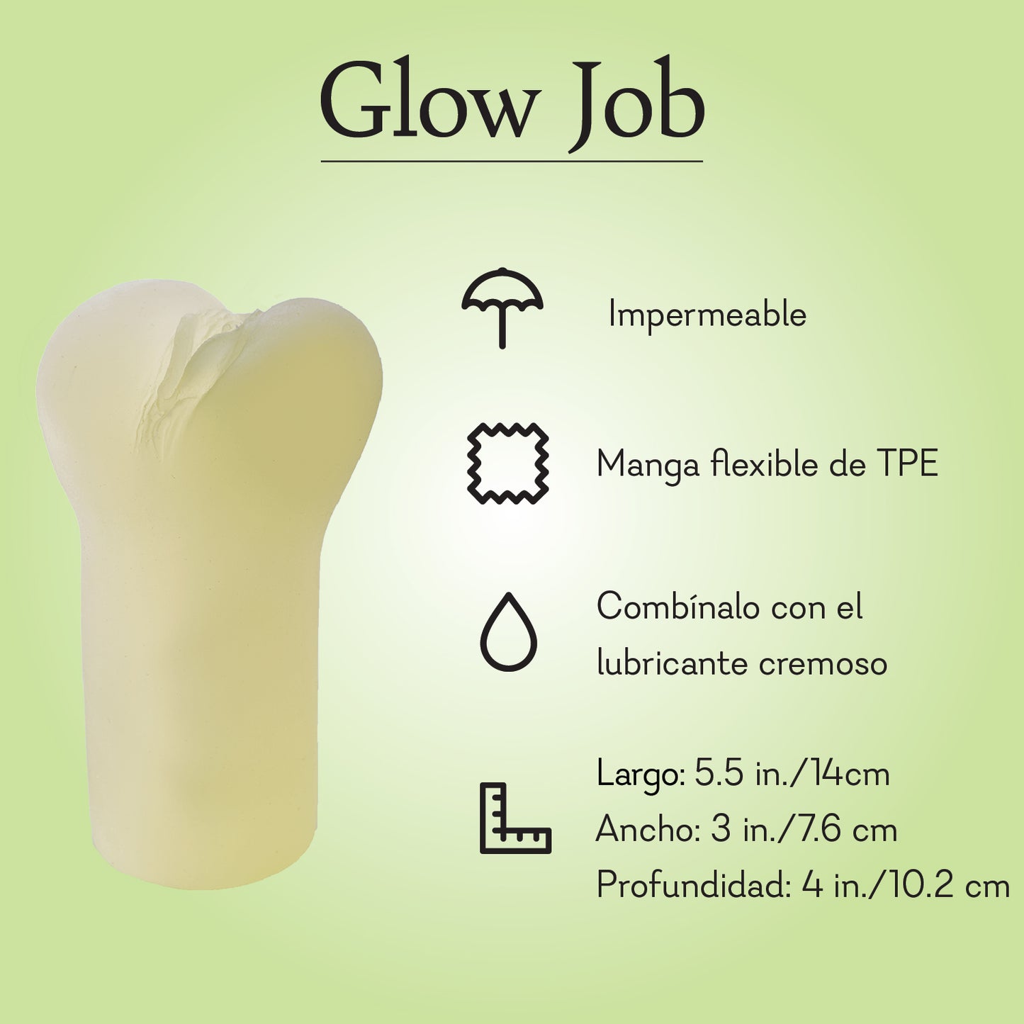 Glow Job Masturbator Infographic 2 Spanish Pure Romance