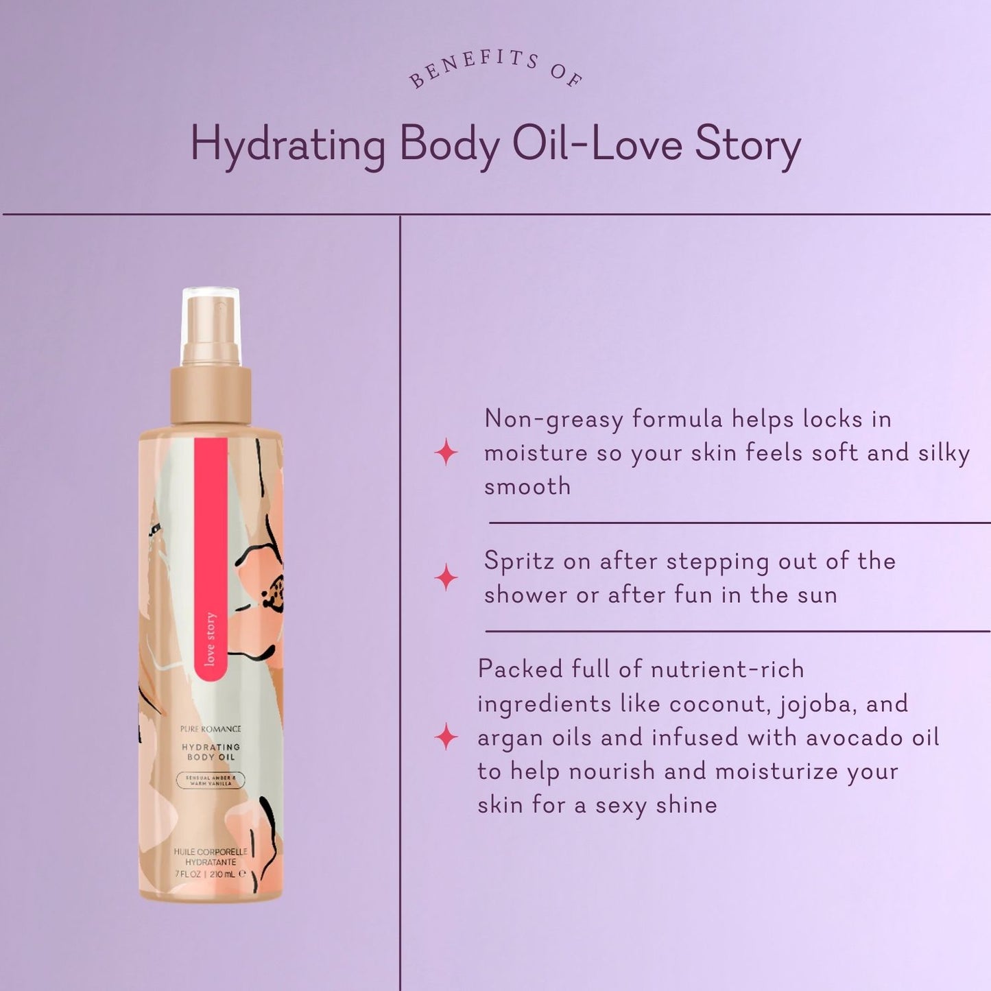 Hydrating Body Oil - Love Story