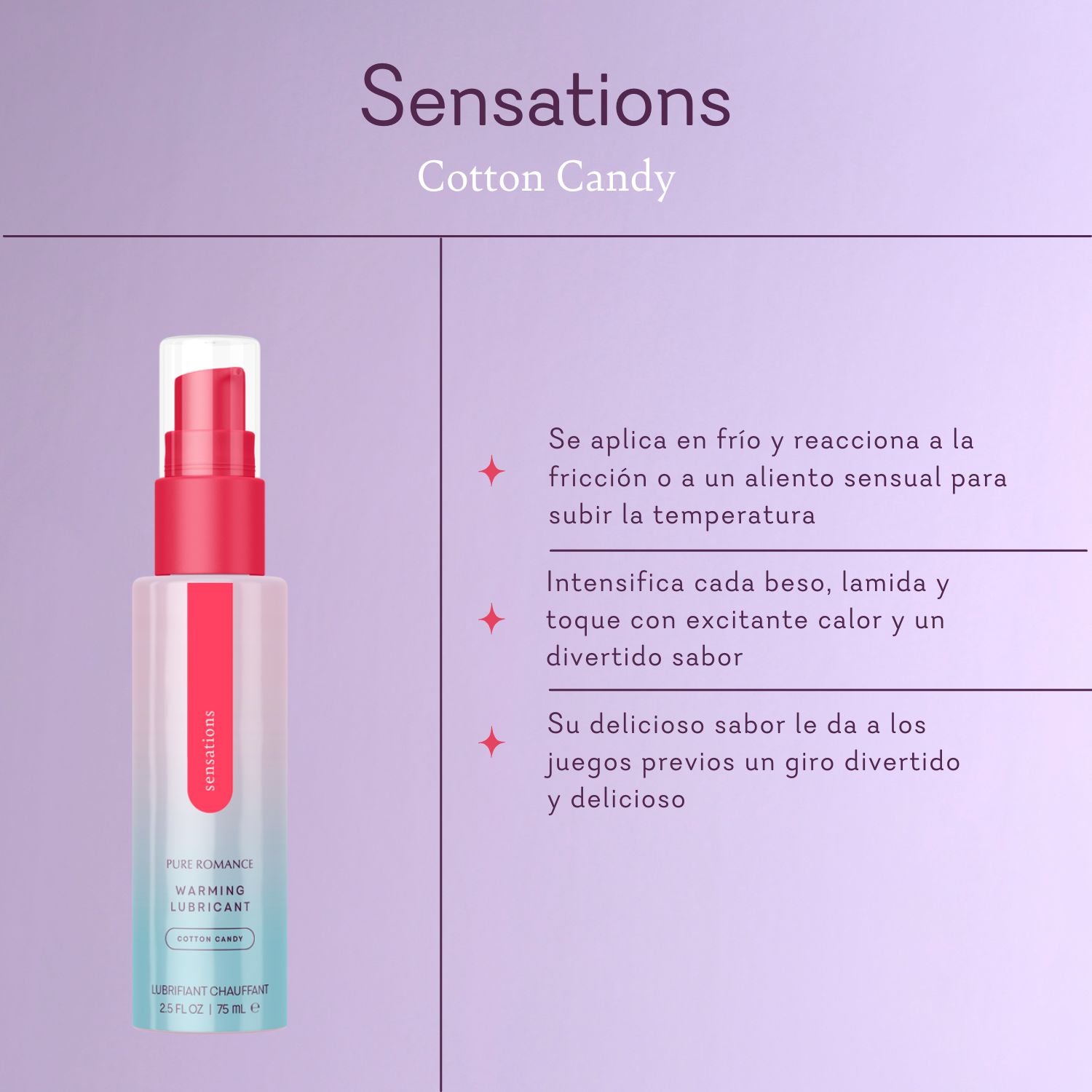Sensations - Cotton Candy – Pure Romance Puerto Rico